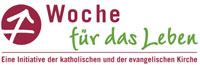 Logo: Woche für das Leben - Eine Initiative der katholischen und evangelischen Kirche